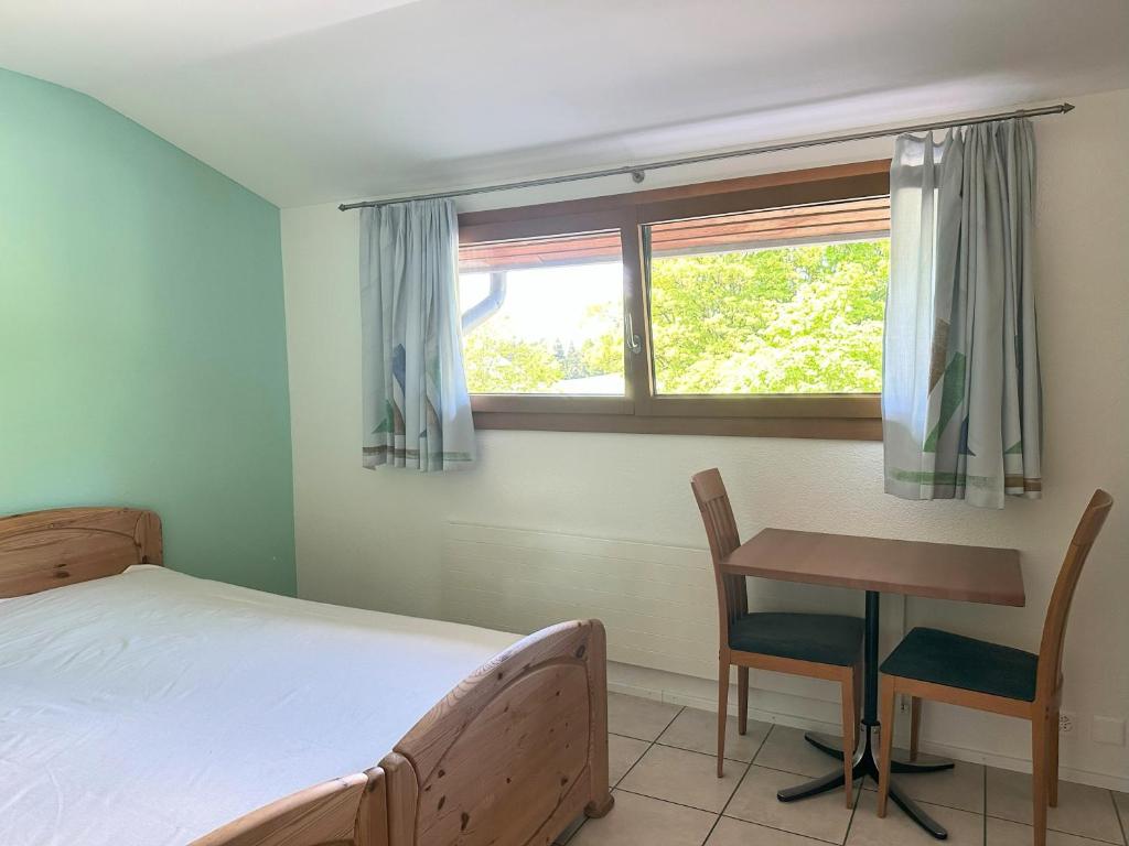 Voodi või voodid majutusasutuse Schöne Zimmer in idyllischer Lage toas
