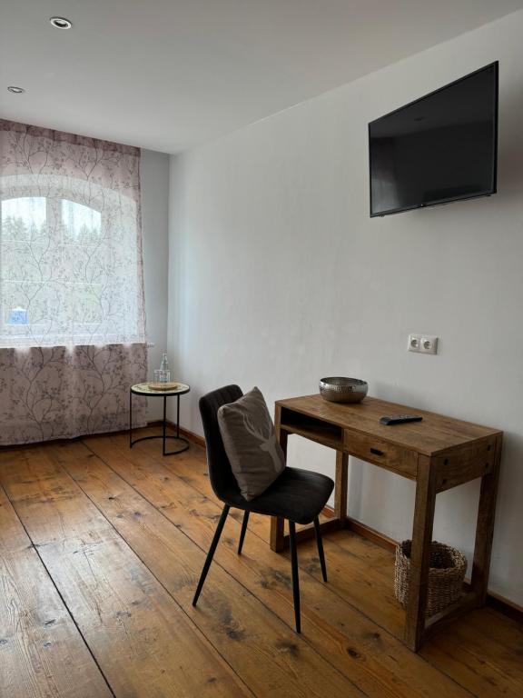 TV a/nebo společenská místnost v ubytování B&B Brandstatthof