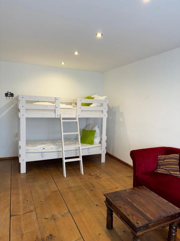 Postel nebo postele na pokoji v ubytování B&B Brandstatthof