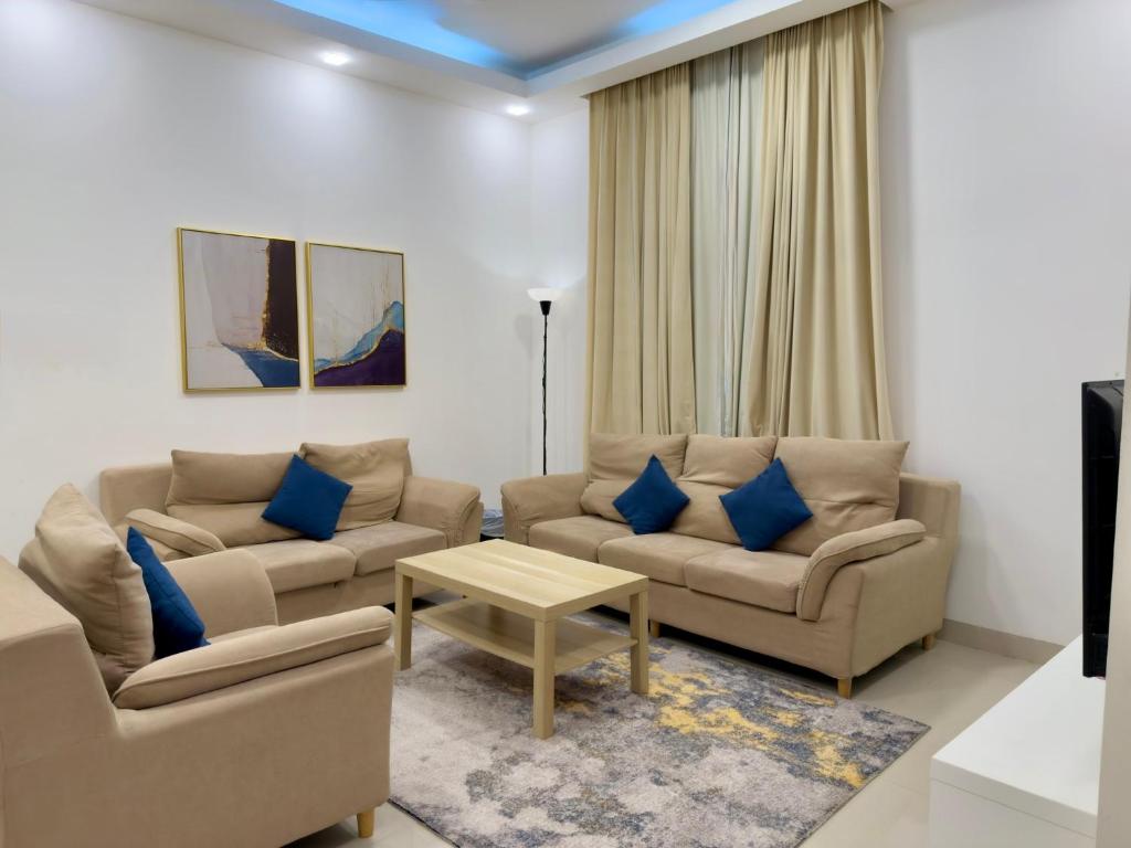 Posezení v ubytování Daar AL Maqam Suites Apartments Salalah