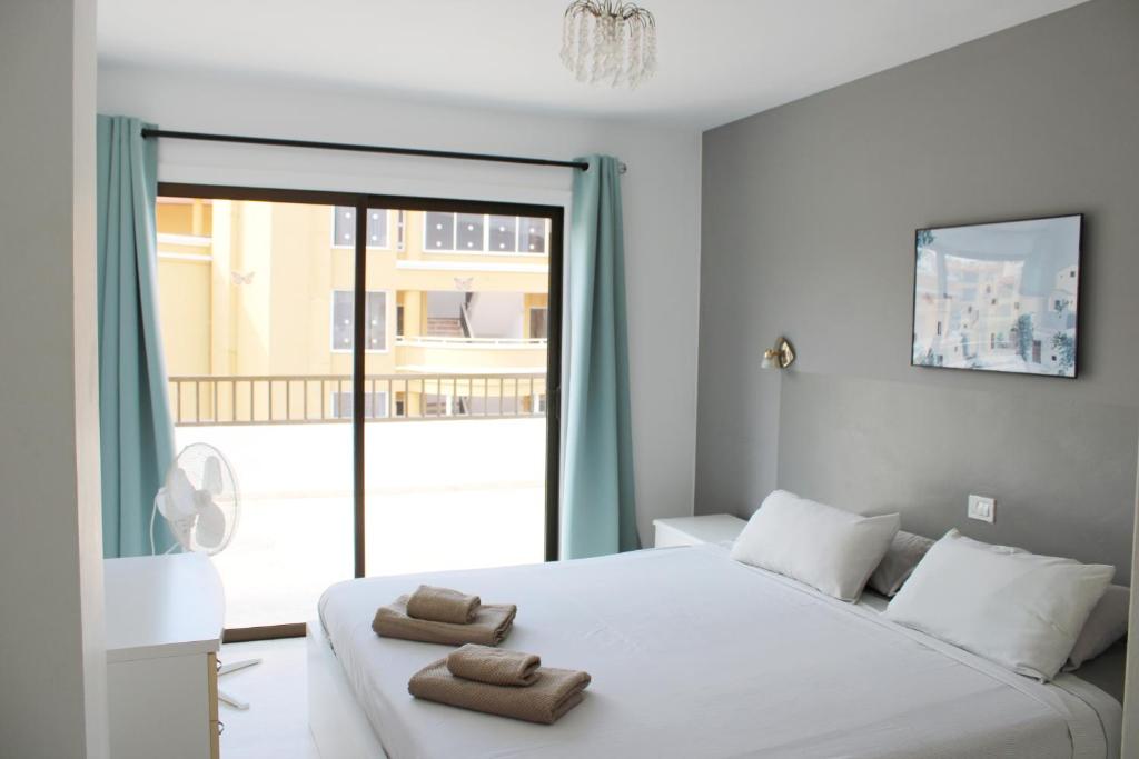 Posteľ alebo postele v izbe v ubytovaní 3 bedroom penthouse
