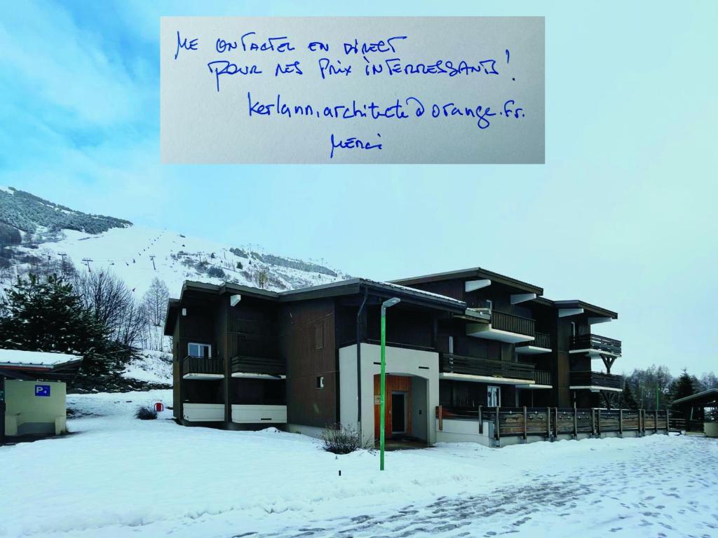 Appartement avec terrasse v zimě
