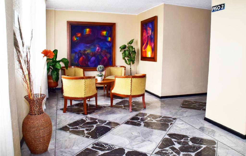 Posezení v ubytování Hotel Montecarlo
