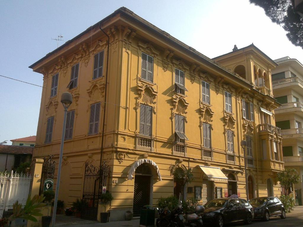 Das Gebäude in dem sich die Ferienwohnung befindet