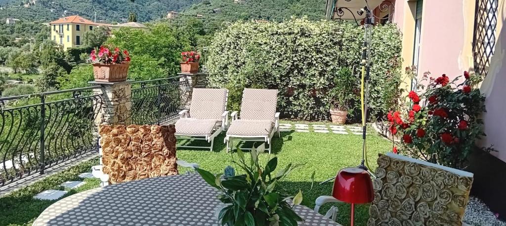 Zahrada ubytování La Loggetta sul mare