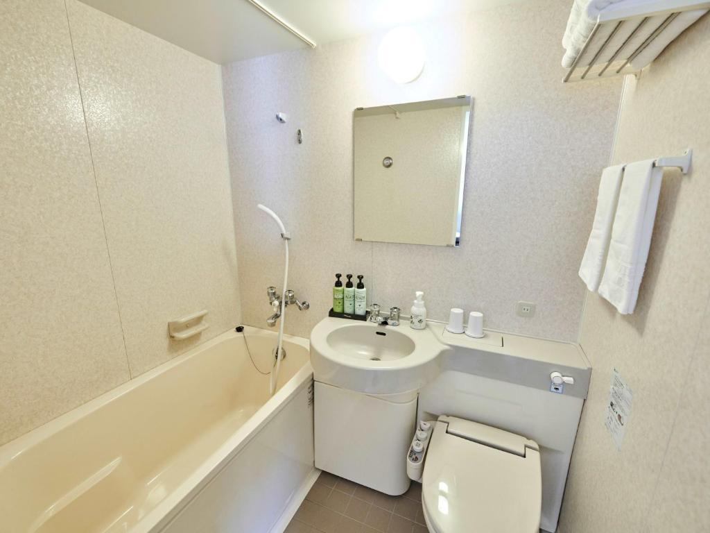 Koupelna v ubytování Hotel Courtland