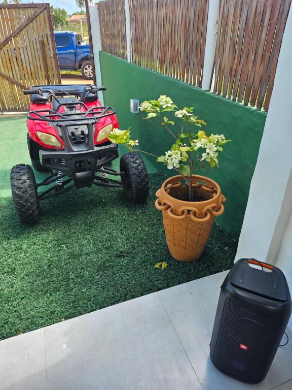 Ein Garten an der Unterkunft KaBeat House Icaraizinho