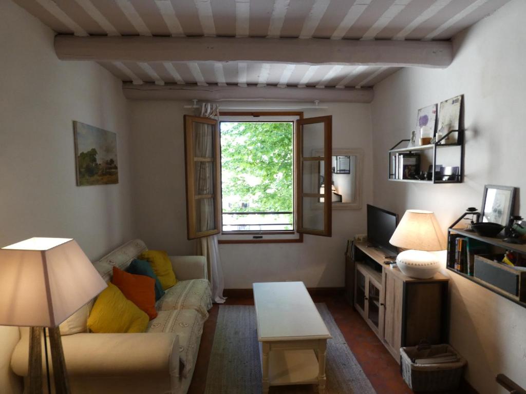 Χώρος καθιστικού στο Duplex en plein centre