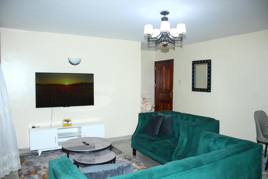 Posezení v ubytování Ecostay 2bedroom ground floor
