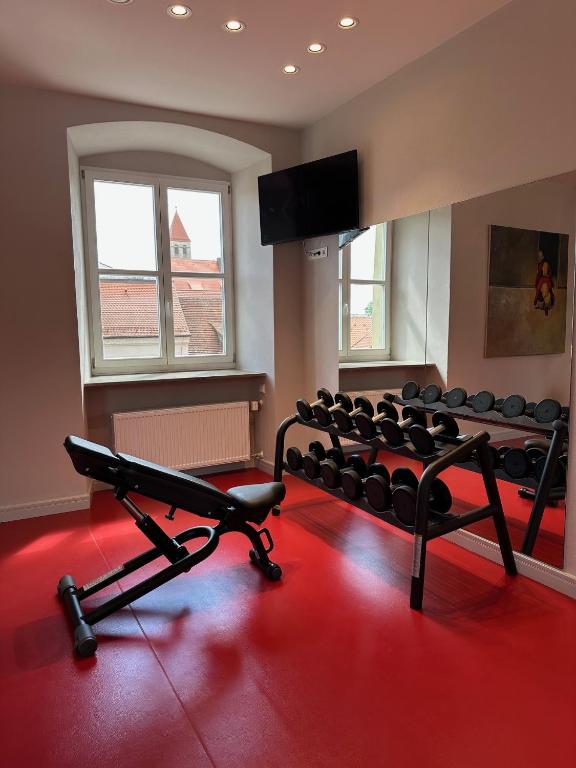 Fitness centrum a/nebo fitness zařízení v ubytování Hotel Bischofshof am Dom