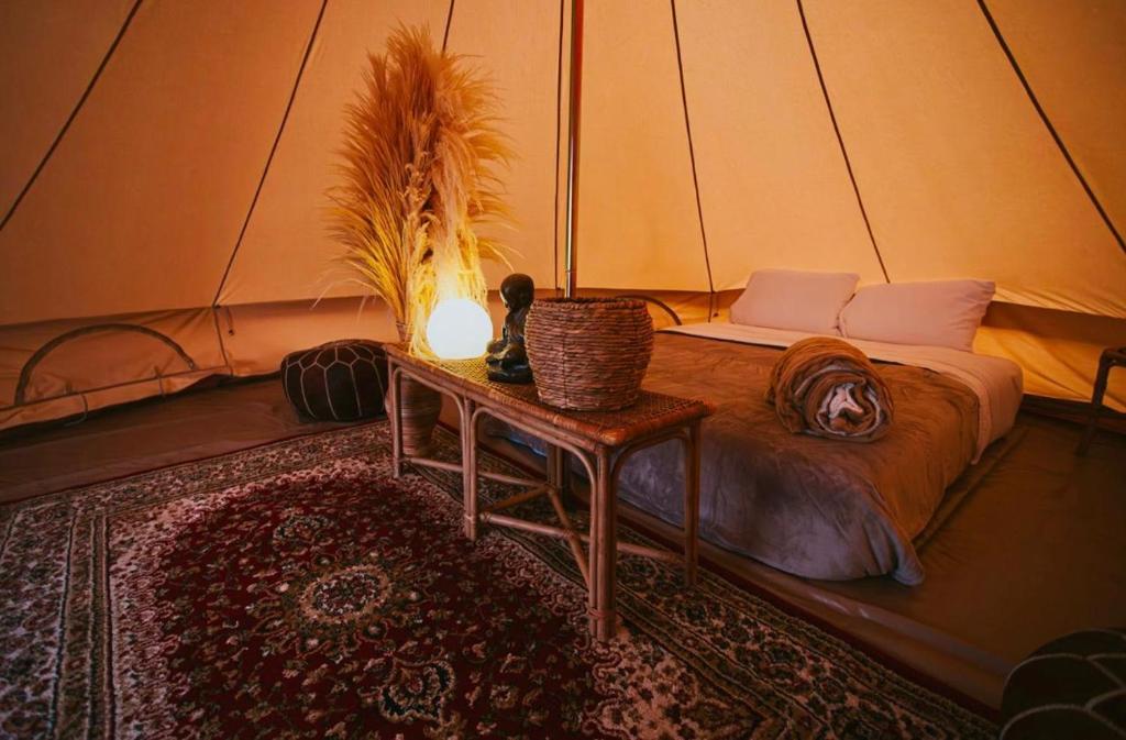 Posezení v ubytování Duna Camp Huacachina
