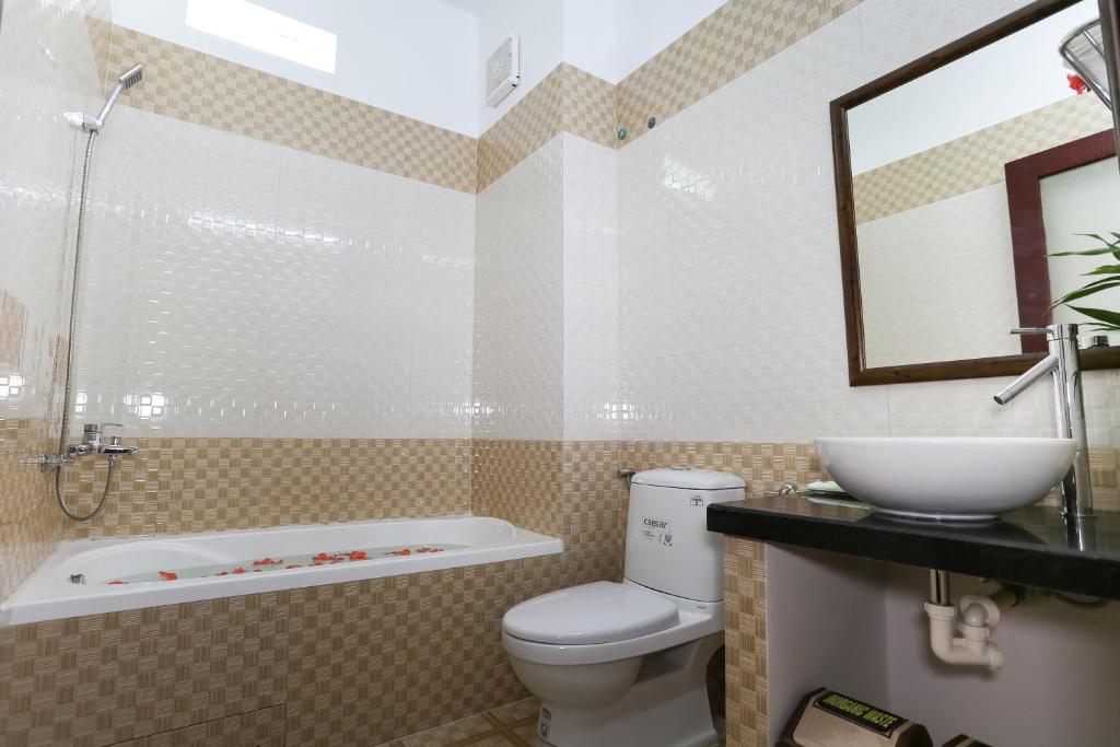 Koupelna v ubytování Phoenix Homestay