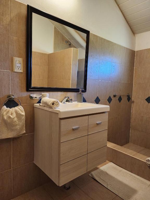 Koupelna v ubytování Irupé Lodge