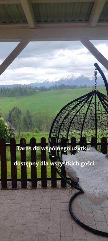 Balkón alebo terasa v ubytovaní Apartamenty u Lolka