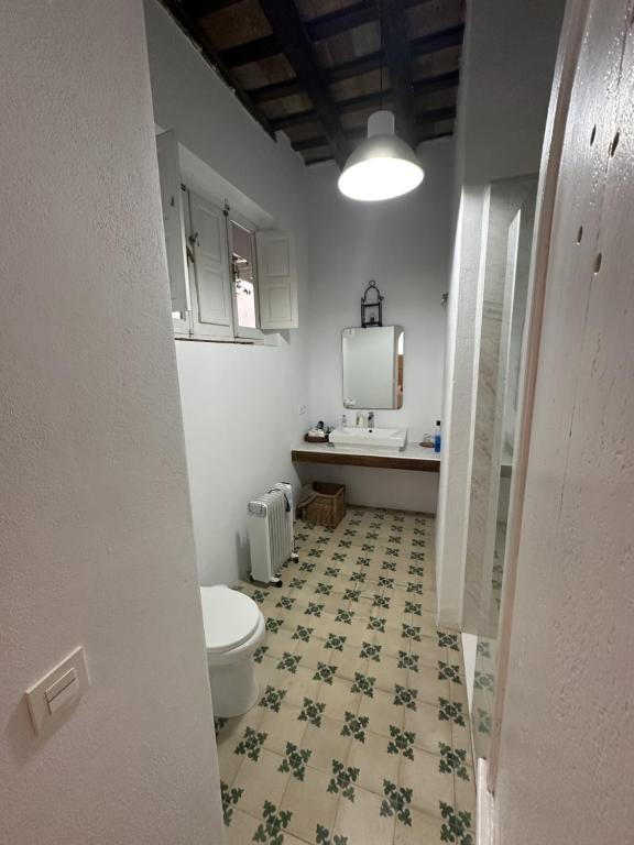 Koupelna v ubytování Habitacion poleo