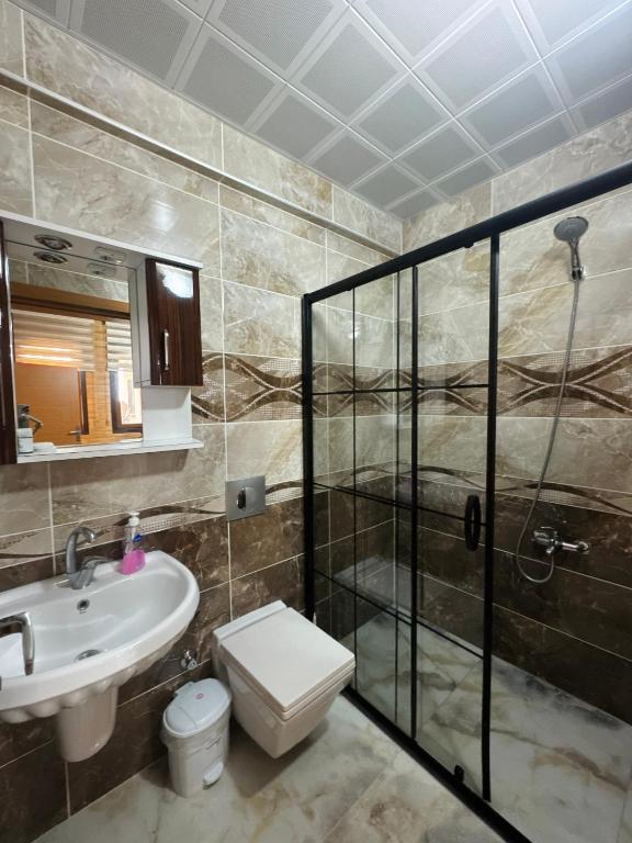 Koupelna v ubytování Şimo Suite Otel