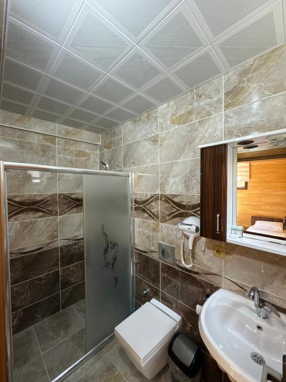Koupelna v ubytování Şimo Suite Otel