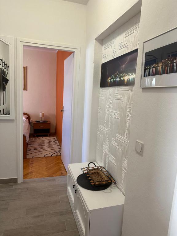 Kuchyň nebo kuchyňský kout v ubytování Apartments - Rooms VESNA