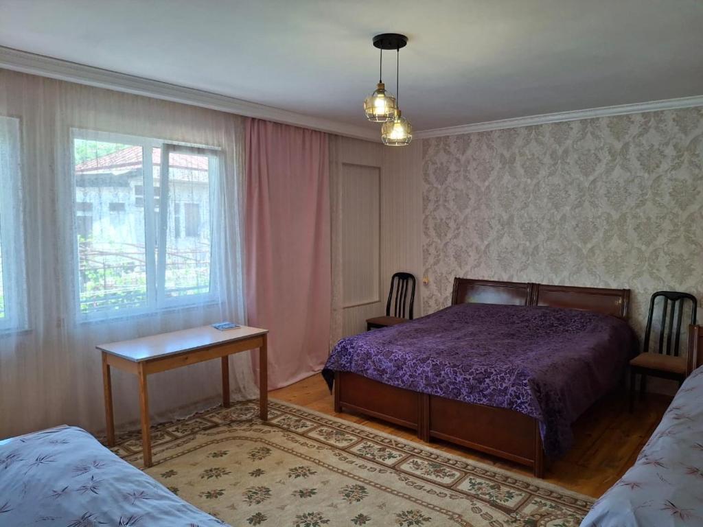 Postel nebo postele na pokoji v ubytování Center