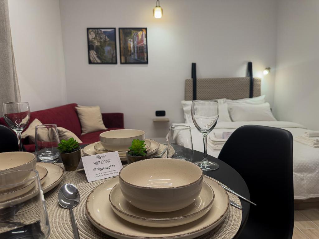 Posezení v ubytování Elden Bnb Xanthi