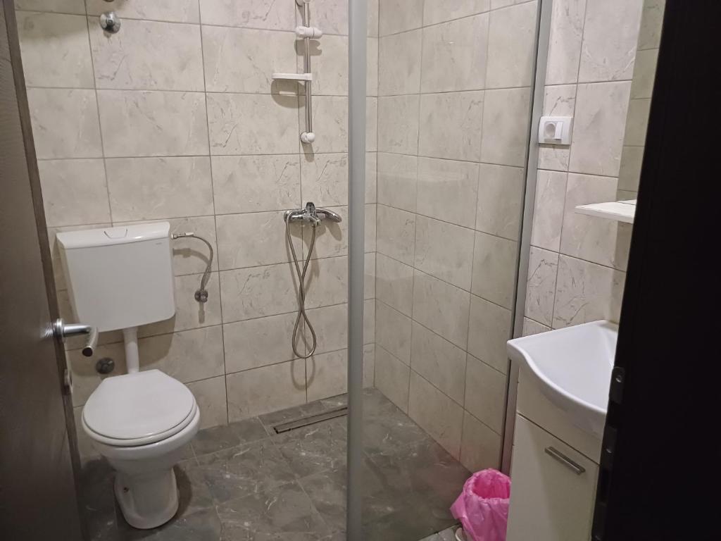 Koupelna v ubytování Hacijenda