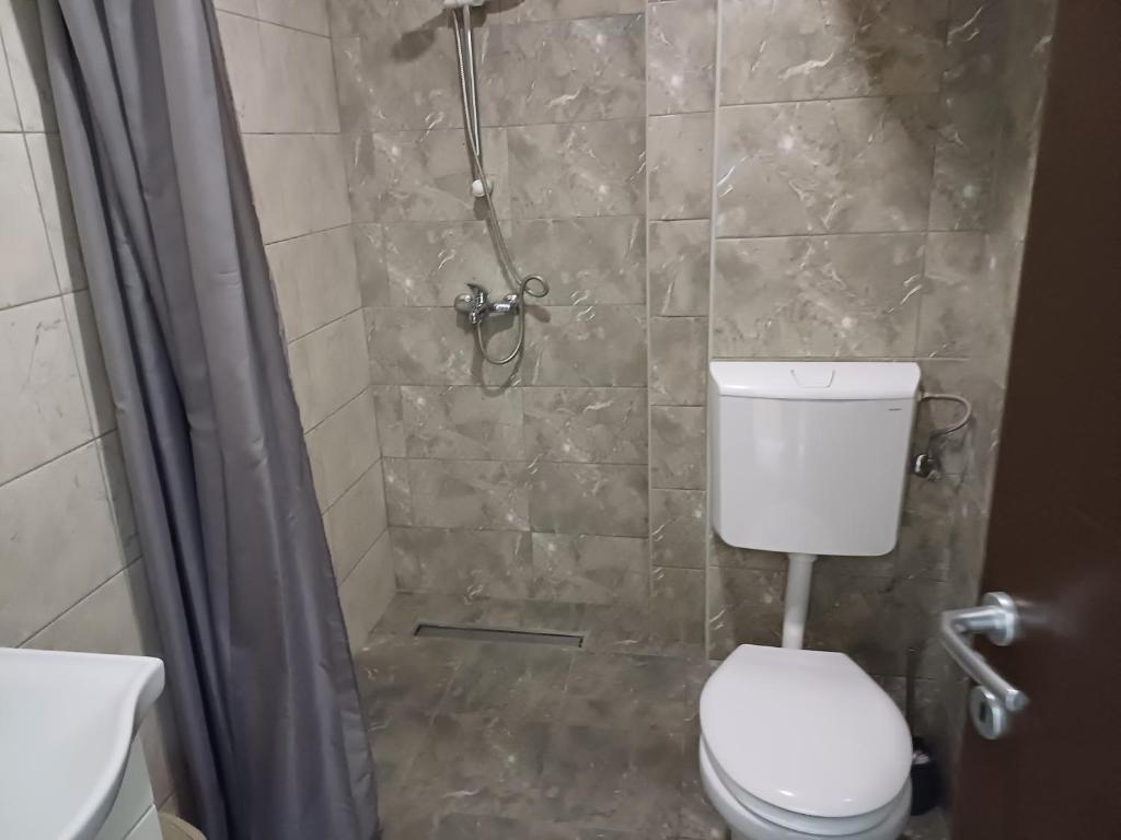 Koupelna v ubytování Hacijenda