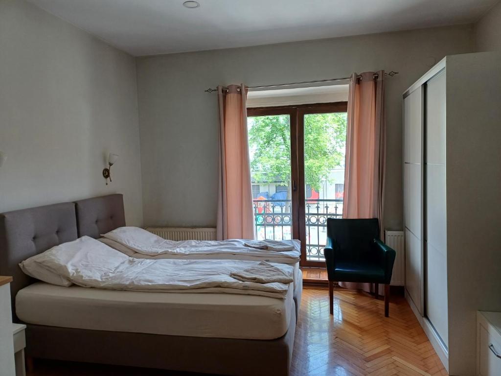 Postel nebo postele na pokoji v ubytování Hacijenda