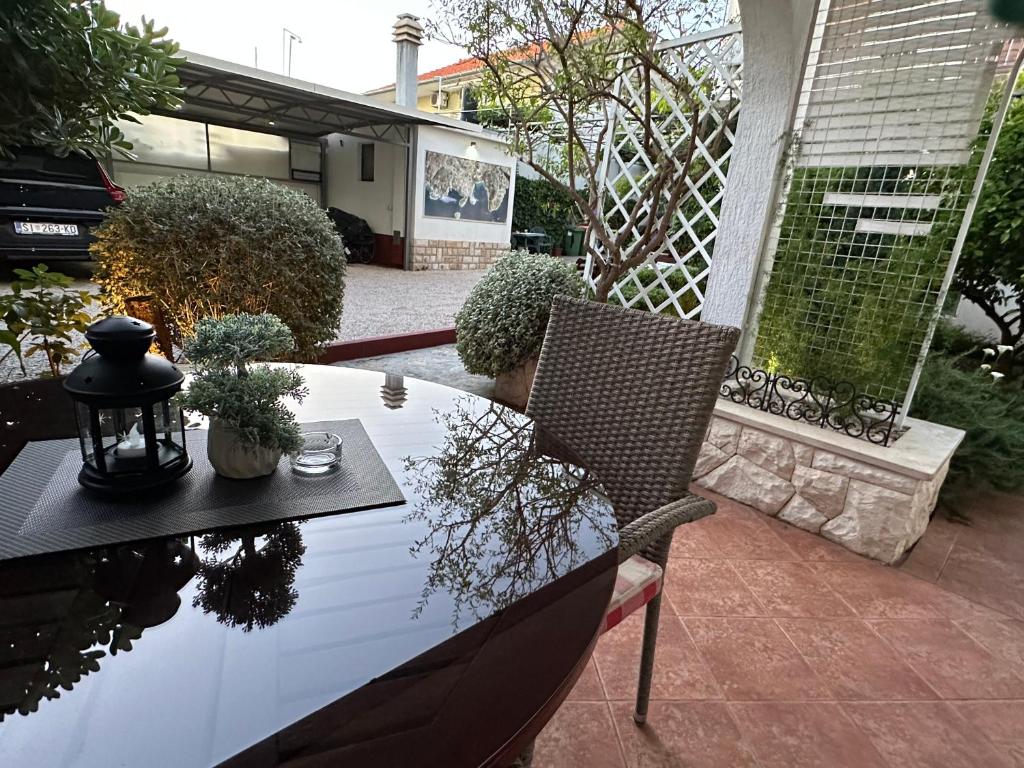 Balkón nebo terasa v ubytování Apartments - Rooms VESNA