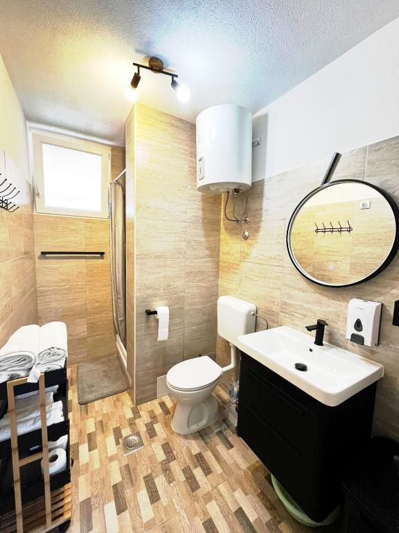 Kúpeľňa v ubytovaní Apartmani Mirko Rovinj