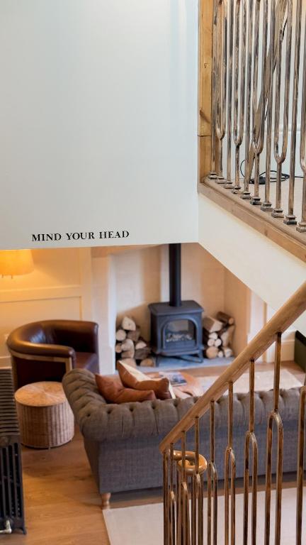 A seating area at The Stables Kildare - adults only