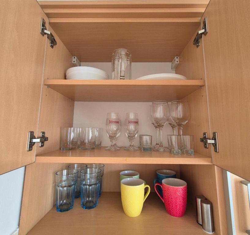Kuchnia lub aneks kuchenny w obiekcie Manna Wellness Apartman Zalakaros