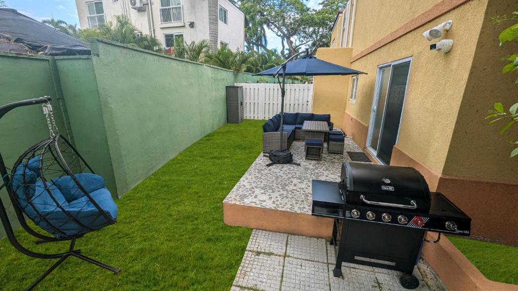 Patio nebo venkovní prostory v ubytování MoBay Las Palmas