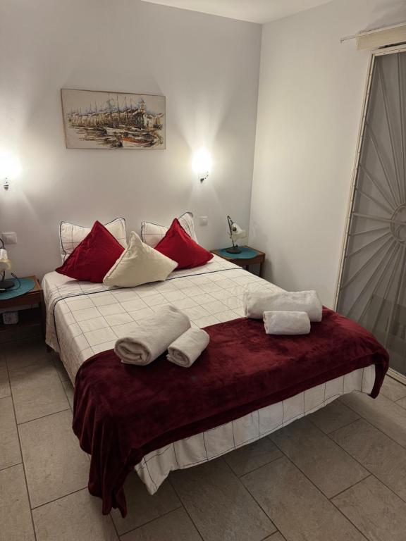 Postel nebo postele na pokoji v ubytování Sonnige Apartament Am Strand Nähe