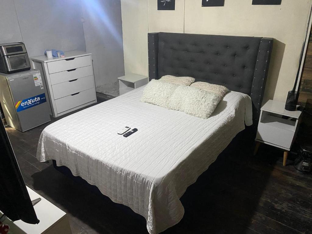 Postel nebo postele na pokoji v ubytování Habitación individual Privada