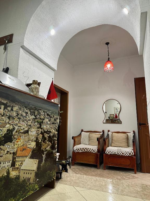 Posezení v ubytování Lengo Guest House