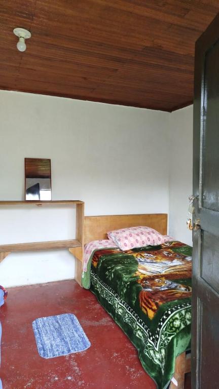 Postel nebo postele na pokoji v ubytování Hostal Mama Julia