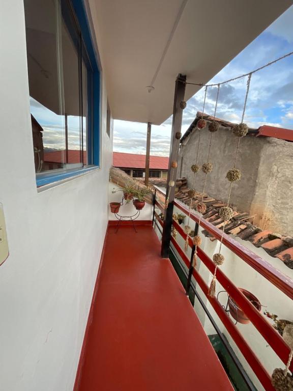 Balkón nebo terasa v ubytování Hotel Andean Host Inn