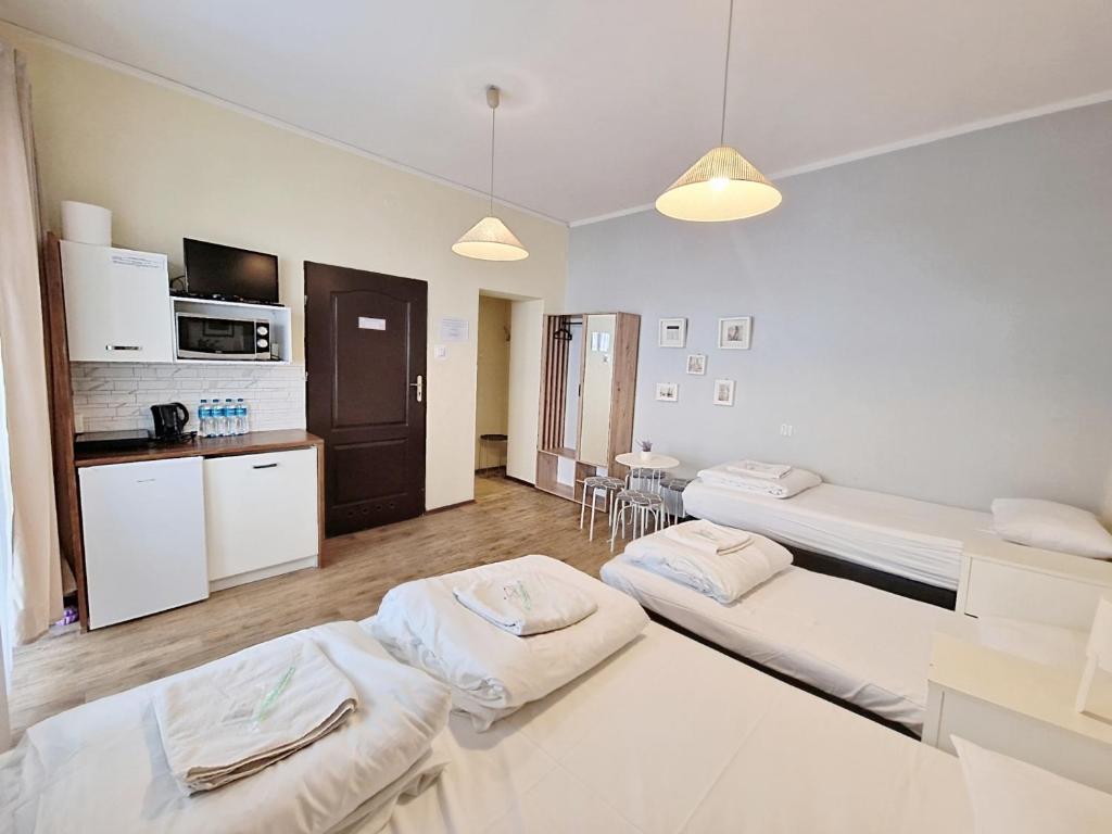 Kuchyňa alebo kuchynka v ubytovaní Helvetia Rooms Warsaw CITY CENTER and OLD TOWN