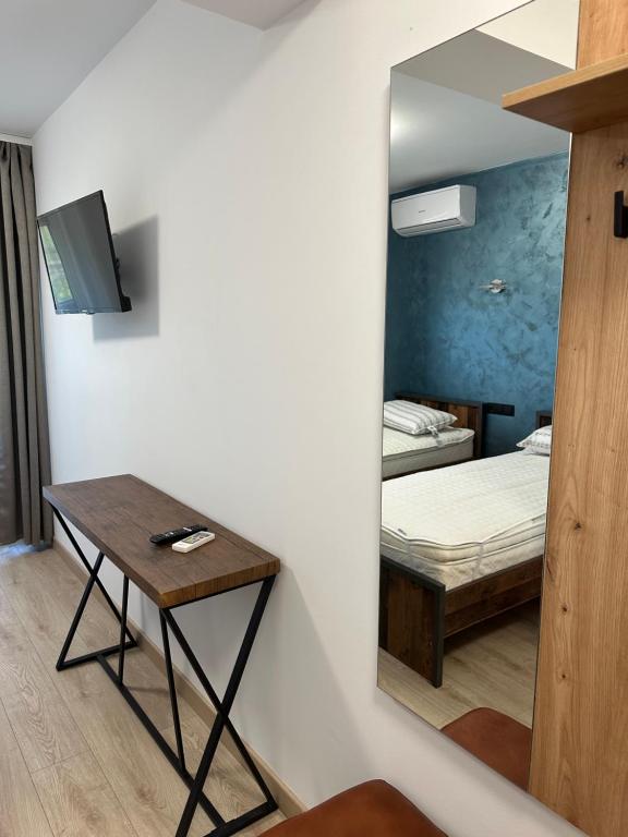 Postel nebo postele na pokoji v ubytování Hotel Dalia