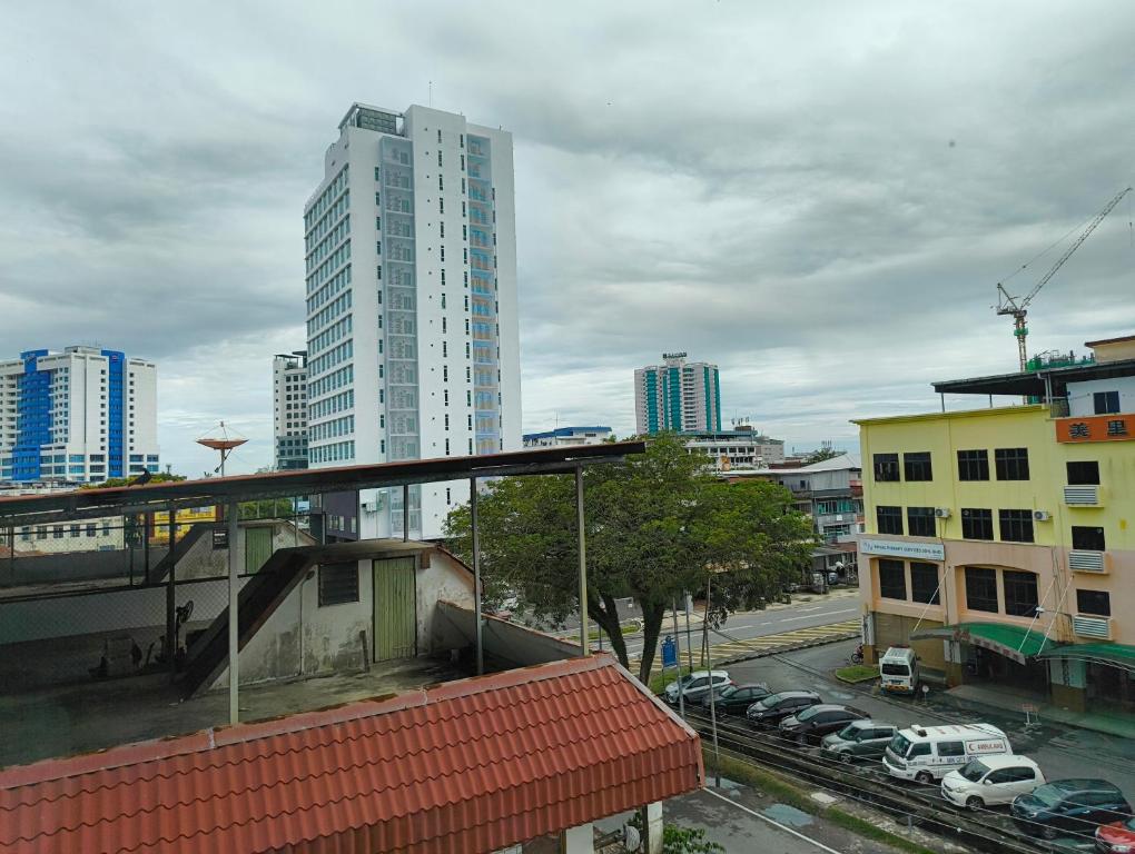 Nespecifikovaný výhled na destinaci Miri nebo výhled na město při pohledu z hotelu