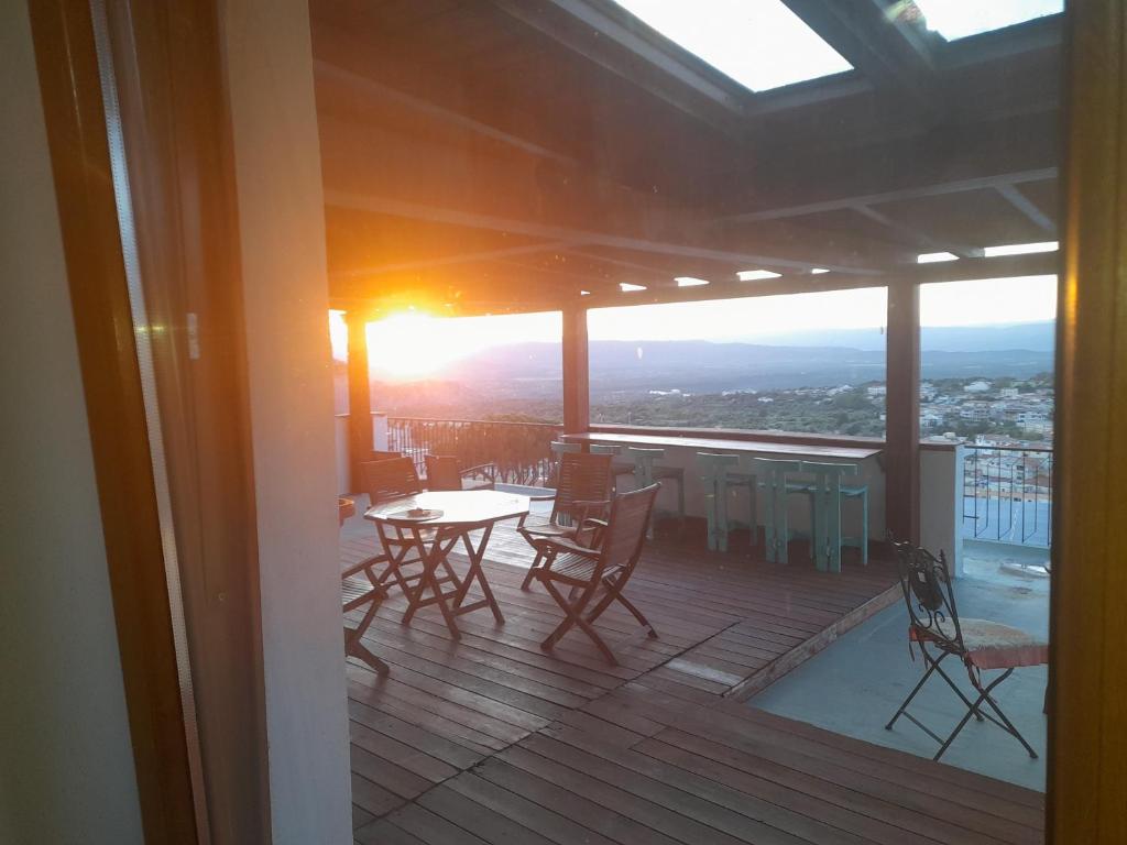 Balkón nebo terasa v ubytování B&B Bella Vista