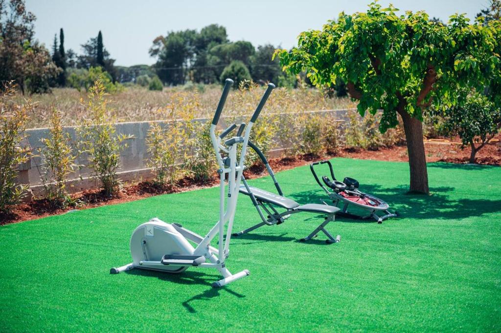 Fitness centrum a/nebo fitness zařízení v ubytování Villa Tunto 1