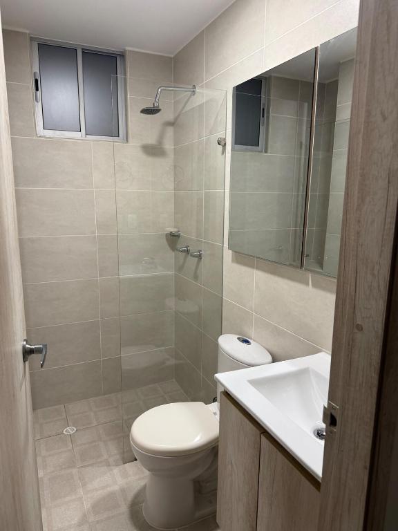 Koupelna v ubytování Apartamento Nuevo Central