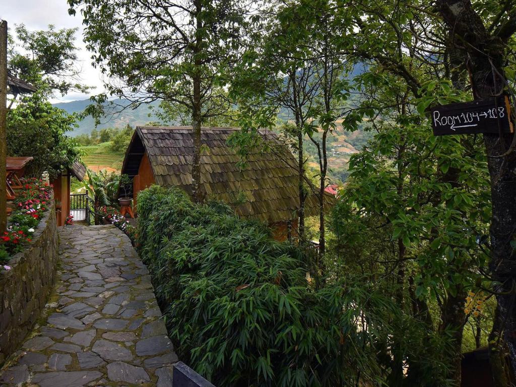 Zahrada ubytování Chapa Ecolodge
