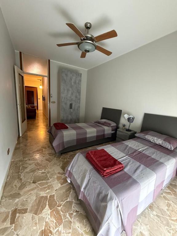 Postel nebo postele na pokoji v ubytování Apartamento Malpensa Milano