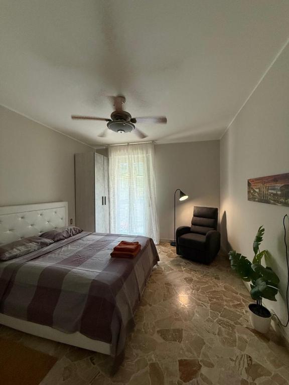 Postel nebo postele na pokoji v ubytování Apartamento Malpensa Milano