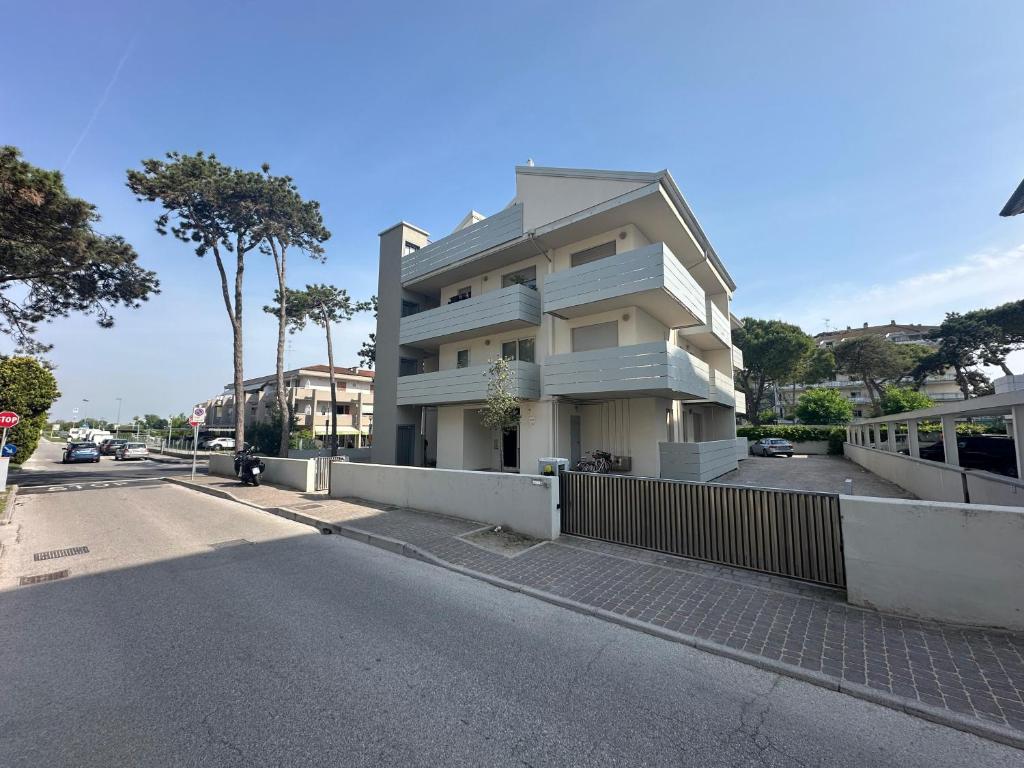 a building on the side of a street at Residence Patty in Caorle