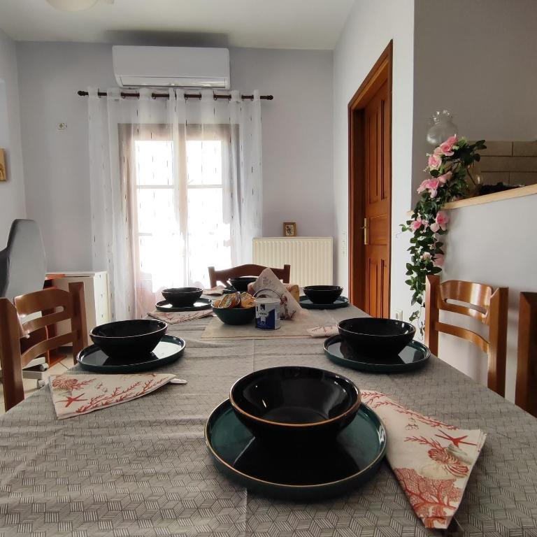Posezení v ubytování GDE Spetses 3BR apartment1