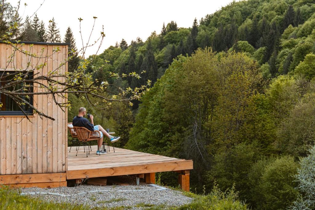 Příroda nedaleko luxury tent