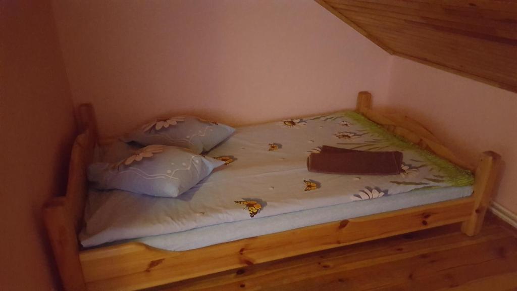 Postel nebo postele na pokoji v ubytování Apelsīns